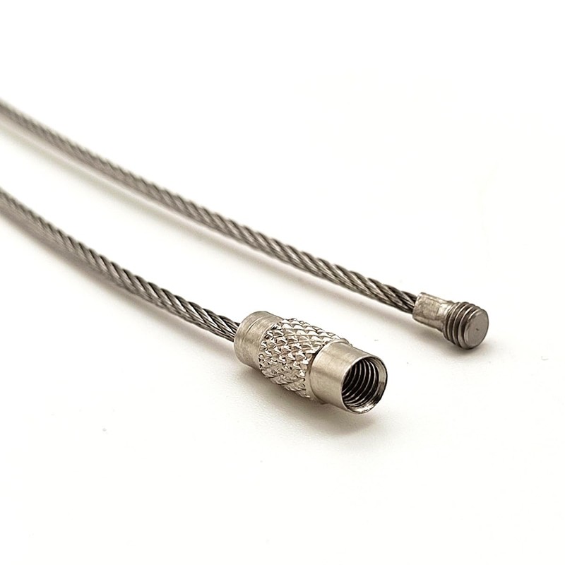 simPLEISURE ya010012 Stainless Steel Wire Key Chain, 5.9 / 7.9