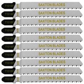 Saxton T101BF Laminate Hardwood Cutting Jigsaw Blades Compatible with Bosch, Dewalt, Makita, Milwaukee and many more (Pack of 10)