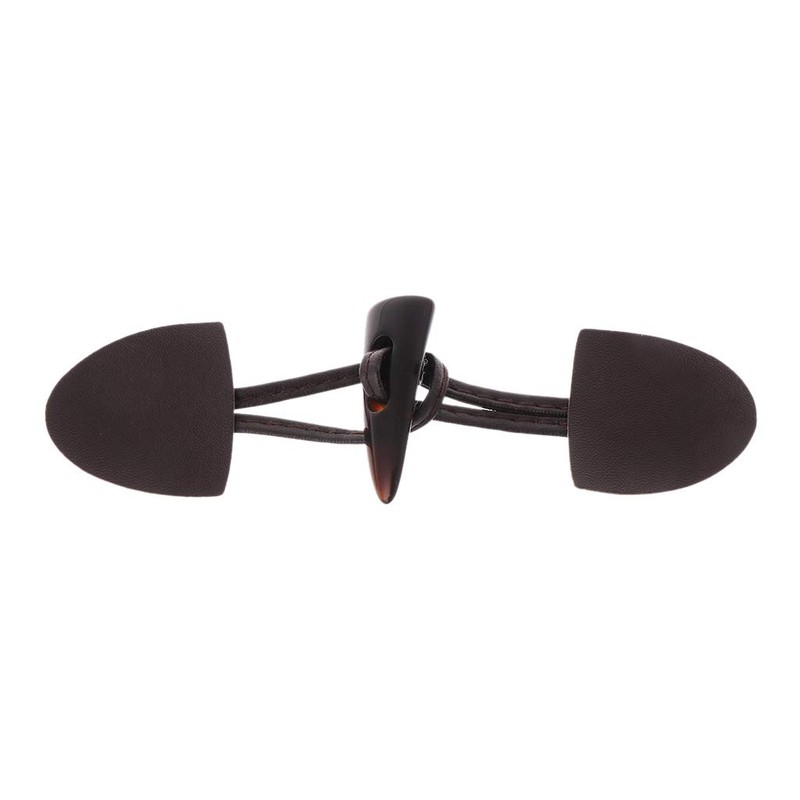 VIccoo 6 Pairs Leather Horn Toggle Closure Buttons Coat Jacket