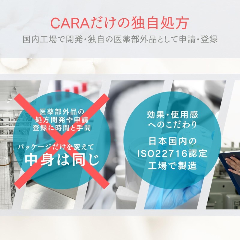 CARA デオドラント クリーム 100g 無香料 制汗剤 わきがクリーム 脇汗 止める 脇の匂い消し