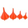 Funnel Set of 4 Plastic Funnels for 50, 75, 95,