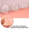 15MM Round Clear Button,150PCS Round Resin Buttons Sewing Buttons,2 Holes