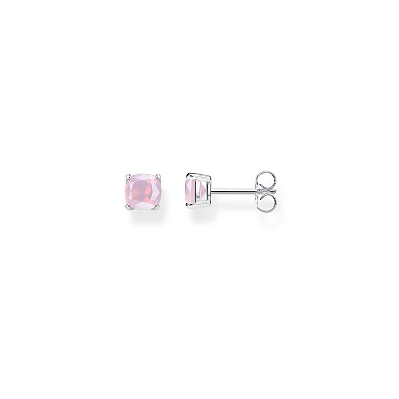 Thomas Sabo H2104-699-7 Women's Stud Earrings Pink Opal 925 Sterling
