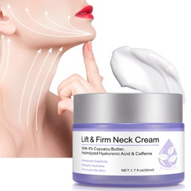 Neck Firming Cream, Moisturizer for Neck & Décolleté, Neck Cream, Collagen Formula For Skin Tightening Cream, Anti Aging ＆ Wrinkle Neck Cream, Skin Tightening, Reduce Appearance of Wrinkles & Fine Lines – Neck, Chest & Décolleté for Women & Men
