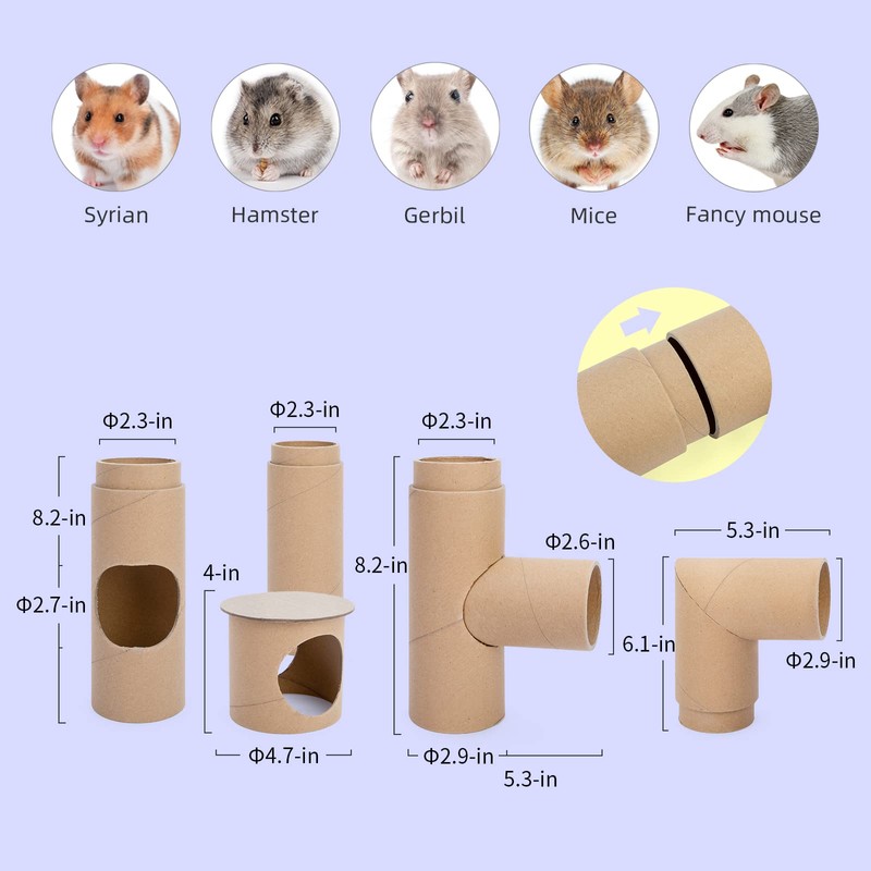 Niteangel Creative & Composable Hamster Tunnel - DIY & Build