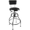 Olympia Tools 82-738 Adjustable Hydraulic Work Stool, Black