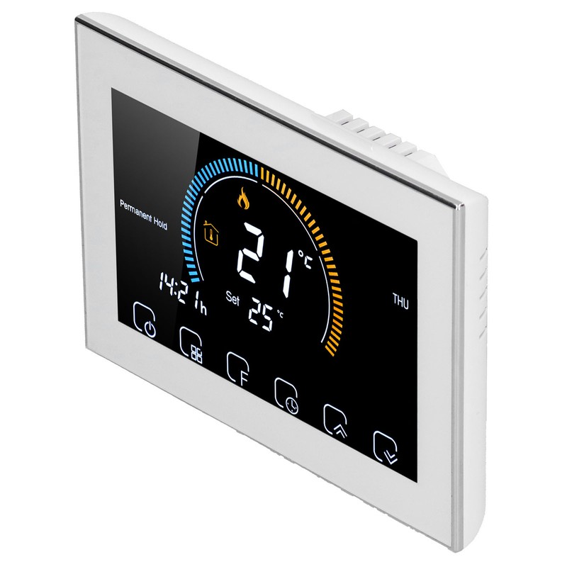 Intelligent Thermostat with LCD Touch Screen Temperature Controller for Home