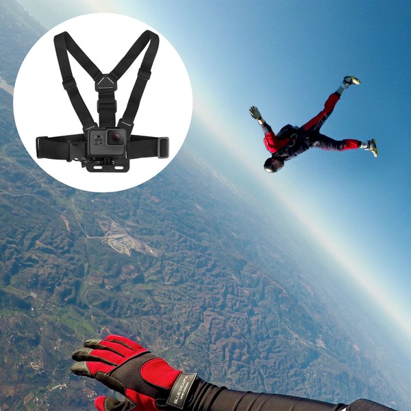 NSI Chest Strap Mount Accessories Adjustable Phone Holder For GoPro