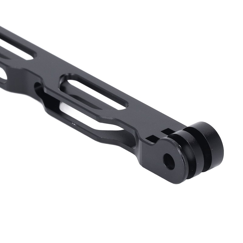 Helmet Extension Arm Black 250MM Aluminum Alloy Hollow Action Camera