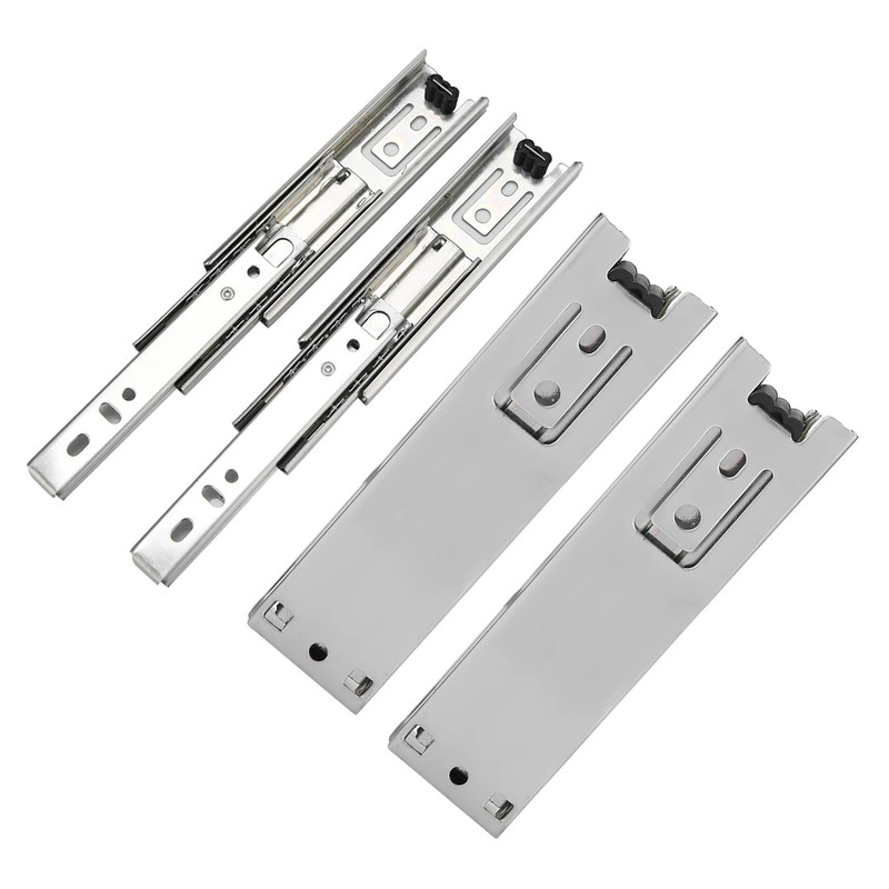 DDBSUN 2pcs 5in Mini Short Drawer Slides Furniture Guide Rail