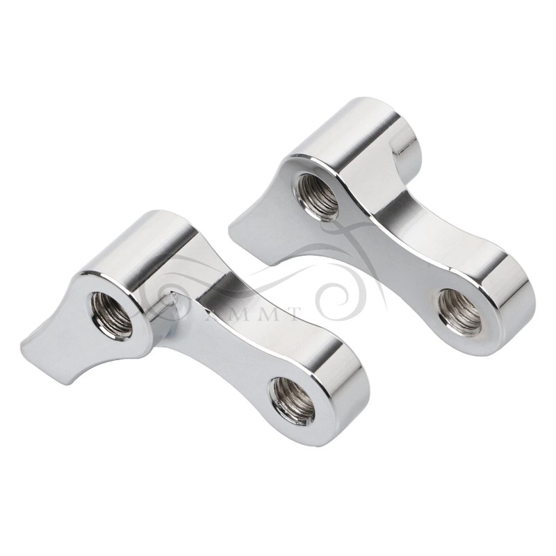 Unbranded Chrome 1" Adjustable Lowering Kit For Harley Dyna Wide
