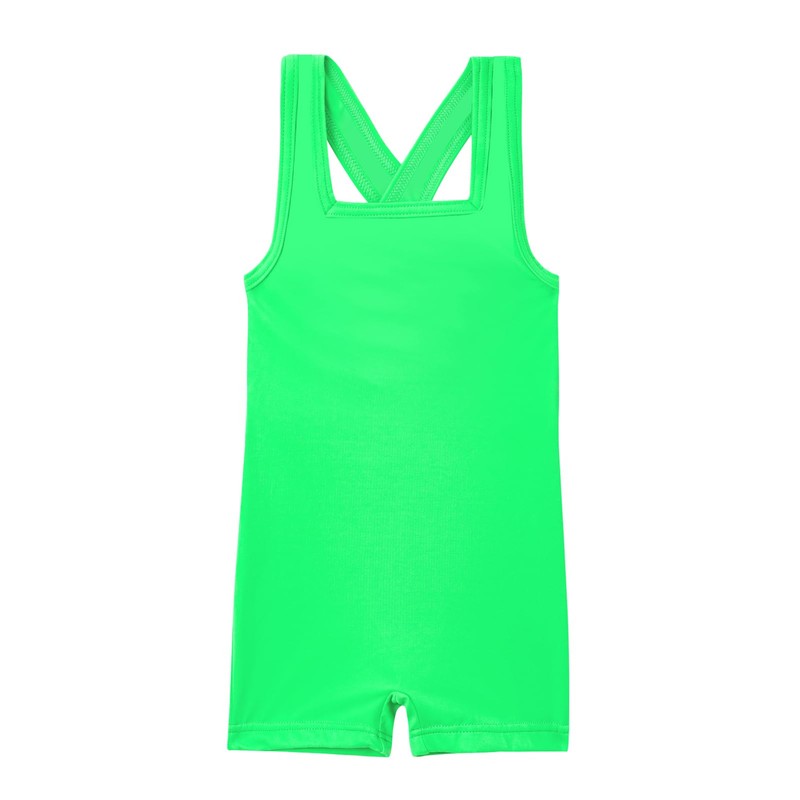 Phineein Girls Gymnastics Leotards Crisscross Back - Kids Sleeveless Ballet