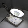 INTBUYING 110V 20X Table Magnifier Lamp Amplification LED Daylight Bright