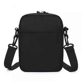 MiOYOOW Crossbody Bag Sling Purse, Waterproof Small Messenger Bag Travel Sling Bag for Women Men Commuting Travel, Black