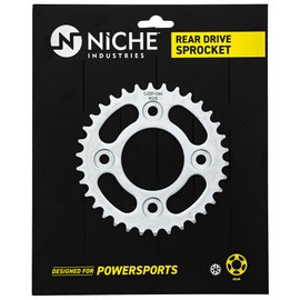 NICHE 420 Pitch 34 Tooth Rear Drive Sprocket for Honda Grom 125 Monkey 41200-K26-901