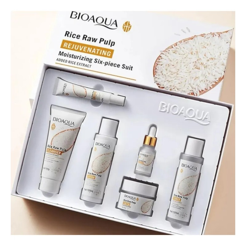 Kit Rejuvenecedor Con Extracto De Arroz Hidratación Bioaqua Mixta Día/noche