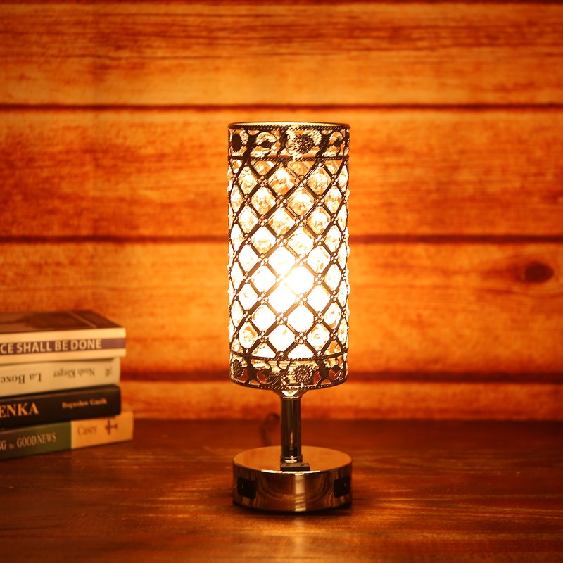 Tomshine Touching Control Bedside Table Lamp with Dual USB Charge