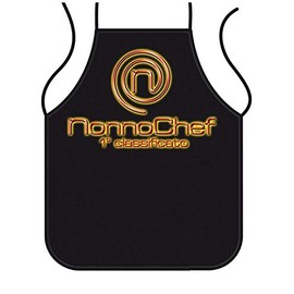 Bombo Nonno Chef Kitchen Apron, black