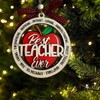 Best Teacher Ever Christmas Ornament 2024, Teacher Appreciation Christmas Ornament