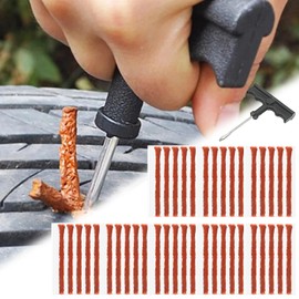 Tyre Repair Strips, 40 Pieces Tyre Repair Kit, Tyre Repair Strips, Tyre Repair Rubber Plug, Tyre Repair Tubeless, Emergency Puncture Repair Tyre Strips