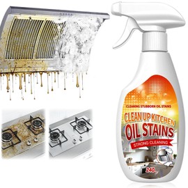 New Upgrade Kitchen Cleaner, Clean Up Kitchen Oil Stains Spray, Multi-purpose Oils Stain Cleaner, Clean Up Kitchens Oil Stains(240ml/8.45oz)