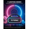 TPone Portable Bluetooth Speaker, 30W Peak, 12H Playtime, IPX5 Waterproof