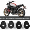Pack of 4 Indicator Brackets for Motorcycle, Motorcycle LED Indicator