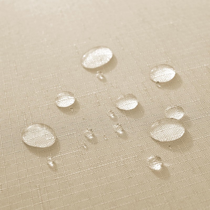 SASTYBALE Linen Textured Rectangle Tablecloth, Water Resistant Wrinkle Free &