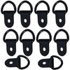 LiJuanWang 10 x D Ring Fasteners, 36 x 25 mm,