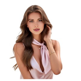 Designer Silk Scarf Black Plain Colour Neckerchief Silk Chiffon Scarf Wrap Scarf Lightweight 90 x 90 cm Bandana Silk Scarf Gift Stole Summer Spring, pink