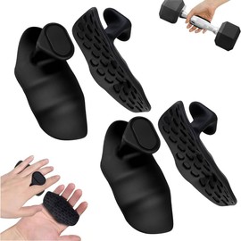 2 Pairs of Grip Aids Weight Training, Non-Slip Gym Grip Pads, Grip Pads, Strength Training, Portable Fit Grip, Lifting Aids, Grip Pads for Strength Training, Fitness, Bodybuilding & Cross Training