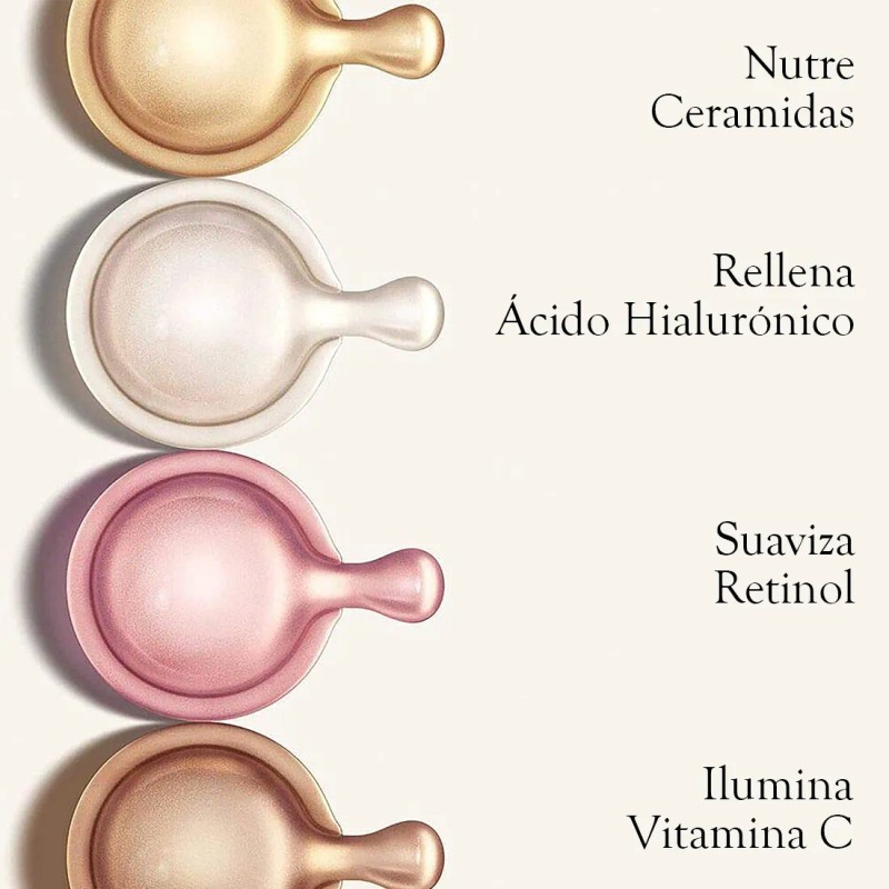 Cpsulas Ceramide para Rostro Serum Renovadoras Rejuvenecedoras Uso Diario Elizabeth