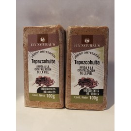 MIMOSA TENUIFLORA HERBAL SOAP JABON DE TEPEZCOHUITE 100GRS 100% Natural (2 Pack)