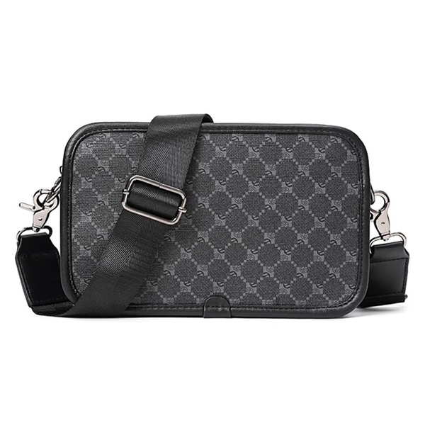 LAORENTOU Small/Medium Crossbody Bag for Men Cell Phone Bag Wallet