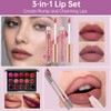 LAZORA- Kit de maquillaje todo en uno Contiene una amplia