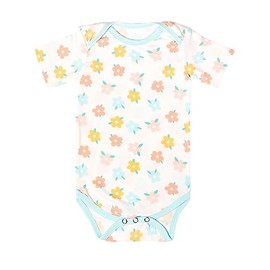 Copper Pearl, Short Sleeve Bodysuit, Florals, Daisy, 0-3 Months