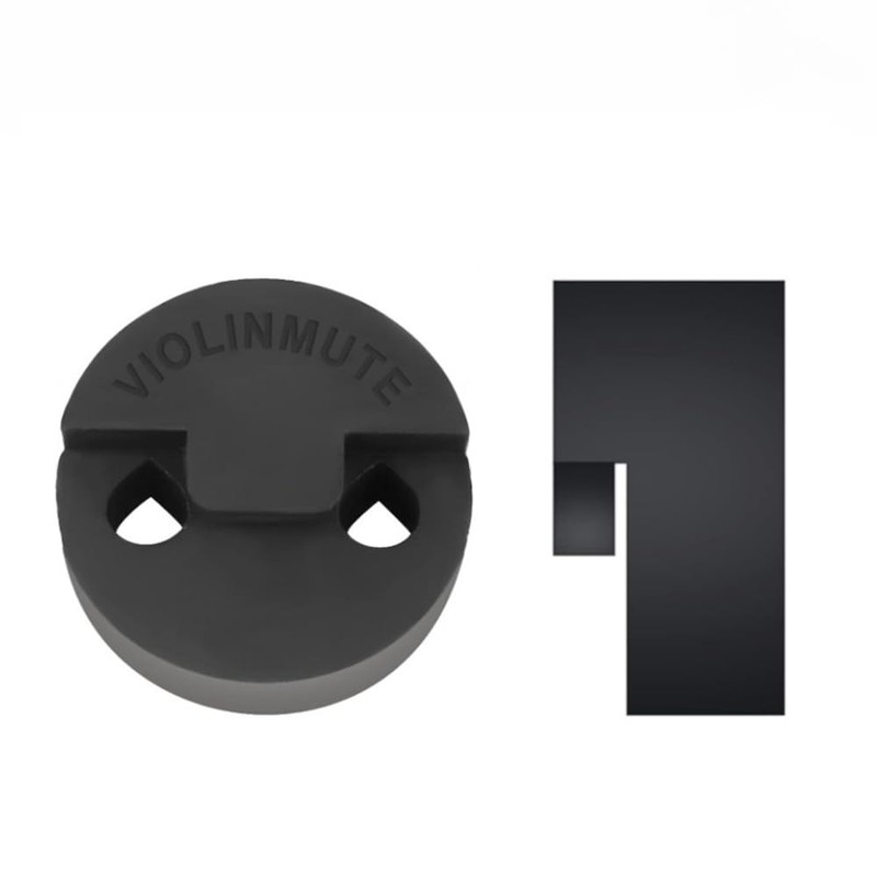 2pcs Mute Violin Mute Rubber Silencer String Musical Instrument Violin
