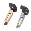 Mokuo Motorcycle Floding Footpegs in Aluminum Alloy Material Compatible with