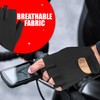 Hugger Fingerless Motorcycle Gloves for Men – Gel Padded Palm,