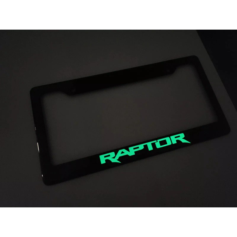 F-150 (Glowing) F-150 Raptor 100% Premium Carbon Fiber License Plate