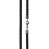 Kuzzoi ZOI-001 Men’s Leather Necklace with Cross Pendant Solid 925