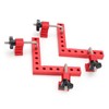 Square Positioning Ruler Kit Aluminum Alloy Right Angle 90 Degree