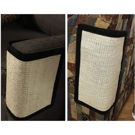 Cat Scratching Mat Sofa Furniture Protector Sisal Cats Kitten Scratch Mat Board Pad Flat Scratching Post Animals Scratcher Pet Claws Guard Anti-Scratch Sofa Couch Chair Carpet Protector,30x40CM