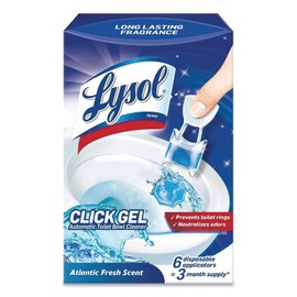 Lysol Click Gel limpiador automático de inodoros, aroma fresco del océano, 6 unidades