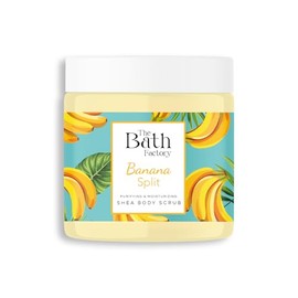 The Bath Factory,Banana Split Shea Body Scrub,300 Gramm