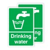 Pack of 2 Drinking Water Signage (150 x 100 mm)