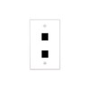 Networx Keystone Wall Plates (2 PORT, WHITE)