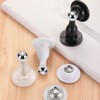 Magnetic Door Stoppers, 2 Packs of Stainless Steel Door Clips,