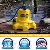 WAYNE - WaterBUG 1/6 HP 1350 GPH Submersible Pump with