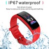 HD Screen Waterproof Smart Bracelet Weather Forecast Sports Reminder Sleep